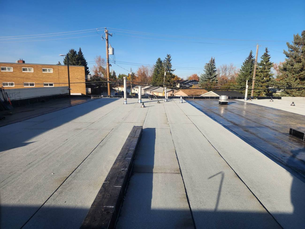 J Cubed Custom roofing project in Calgary
