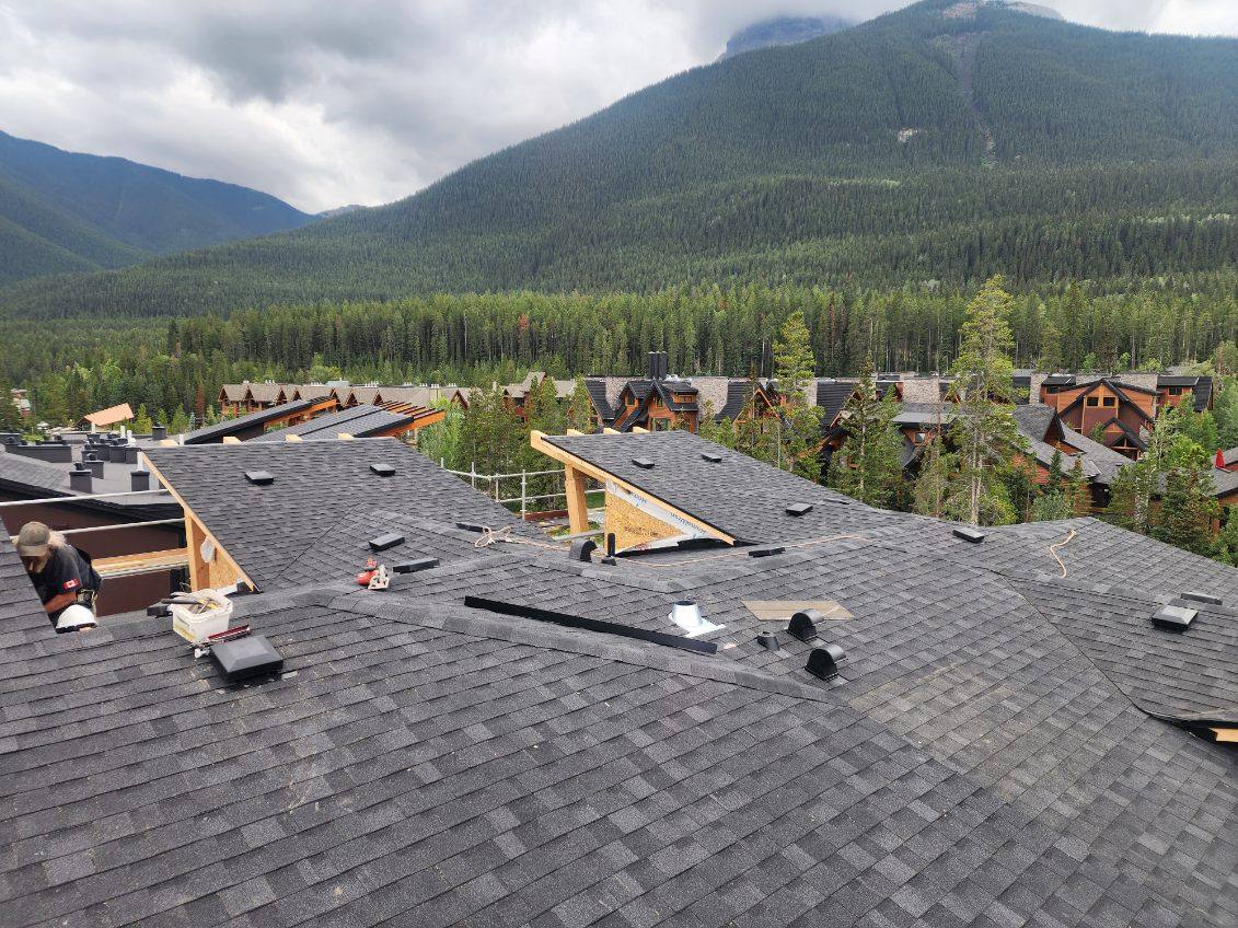 J Cubed Custom roofing project in Calgary