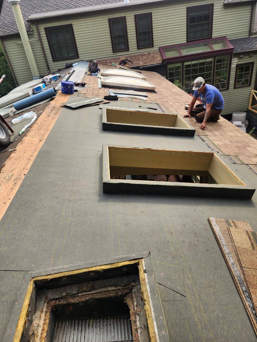 J Cubed Custom roofing project in Calgary